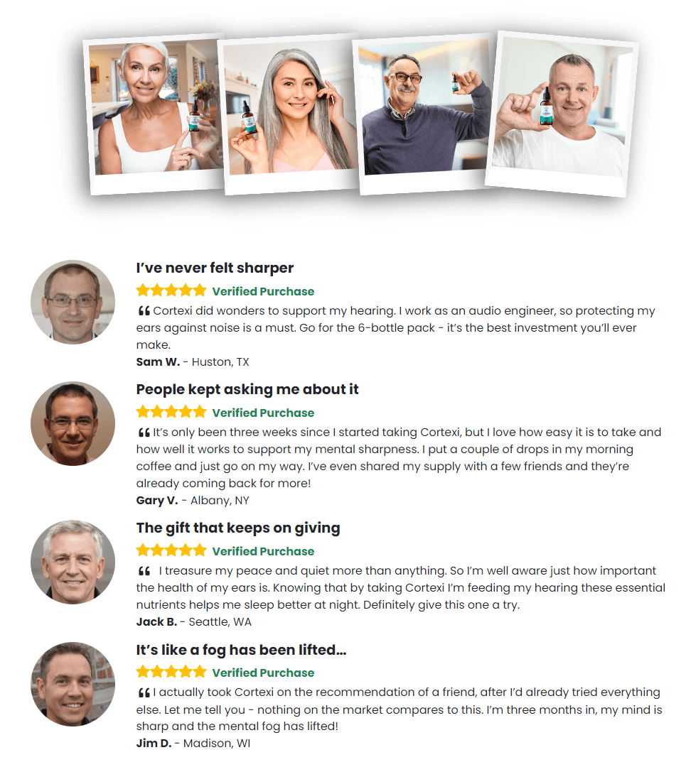 Cortexi testimonials